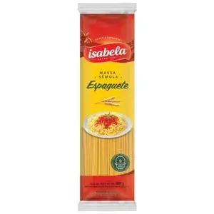 Macarrão De Sêmola Espaguete Isabela 400g